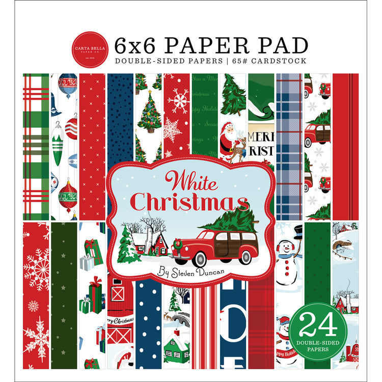 White Christmas 6x6 Paper Pad