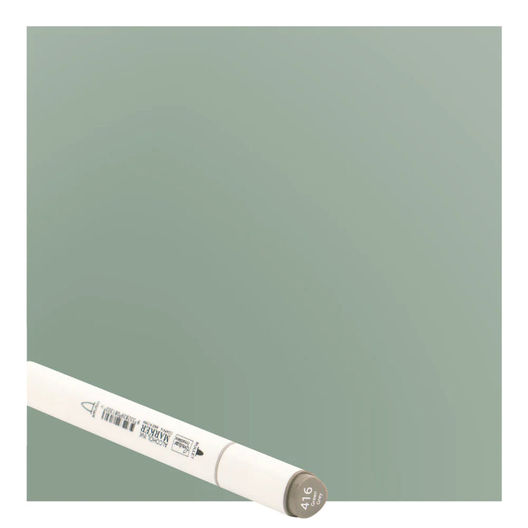 Twin Tip Alcohol Ink Marker - Green Grey