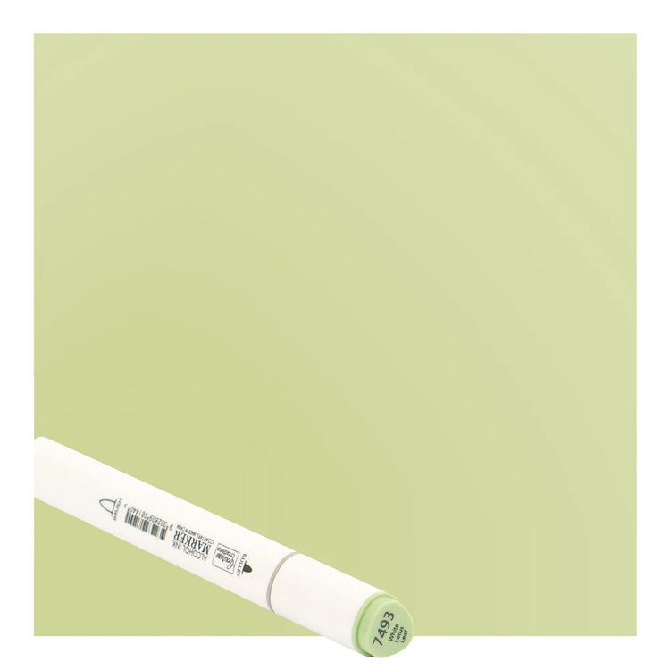 Twin Tip Alcohol Ink Marker - White Lotus Leaf