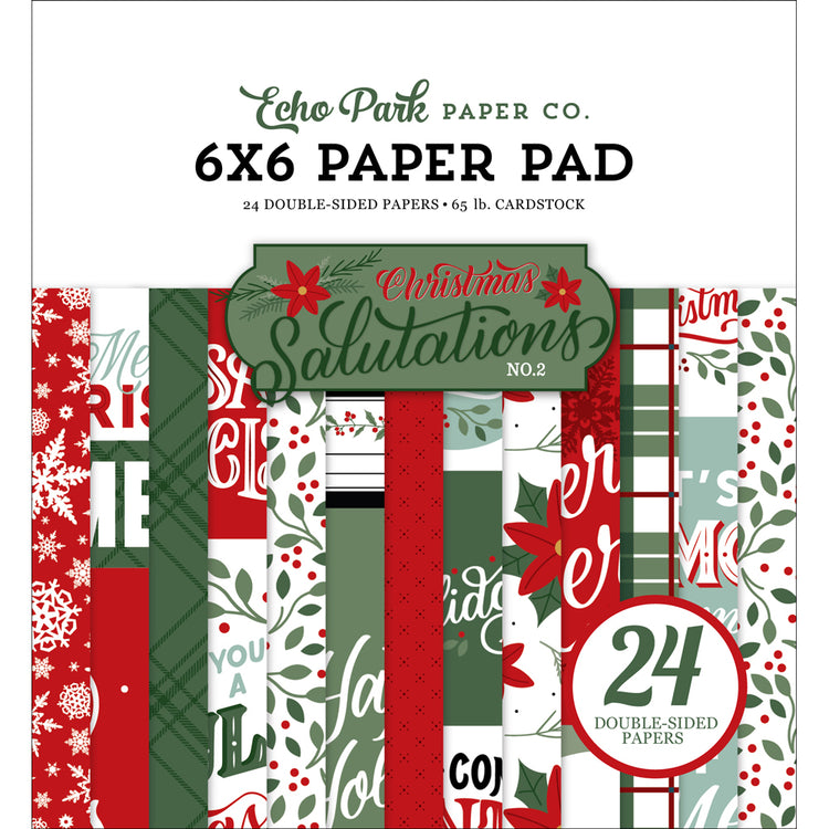 Christmas Salutations No. 2 6x6 Paper Pad