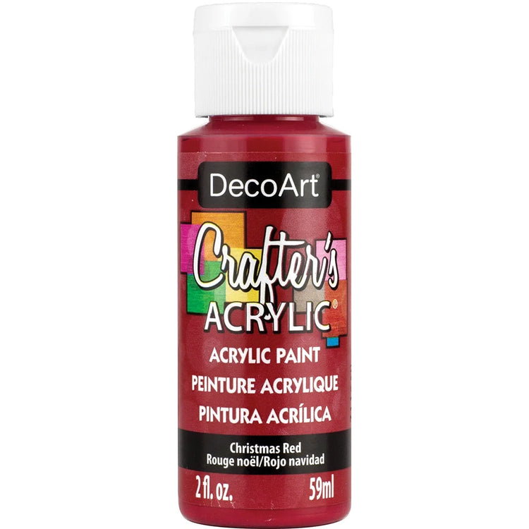 Acrylic All-Purpose Paint (2oz) - Christmas Red