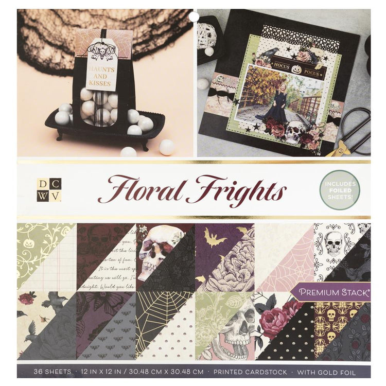 Floral Frights 12x12 Paper Pad
