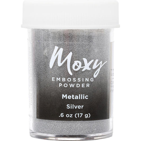 Moxy Metallic Silver Embossing Powder