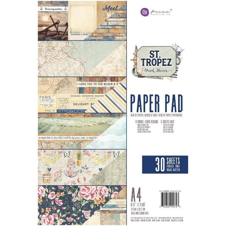 Prima Marketing St. Tropez A4 Paper Pad