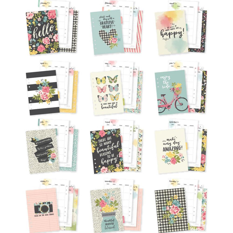 Carpe Diem Hello A5 Planner Inserts