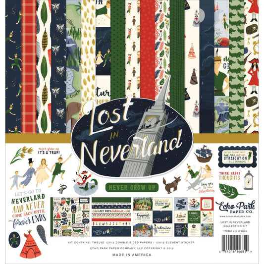 Echo Park Lost in Neverland 12x12 Collection Kit