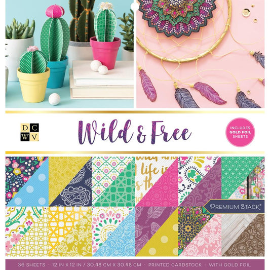 Wild & Free 12x12 Paper Pad