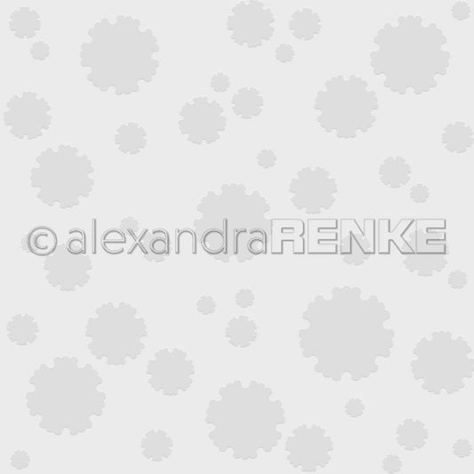 Alexandra Renke Japan Flower 6x6 Embossing Folder