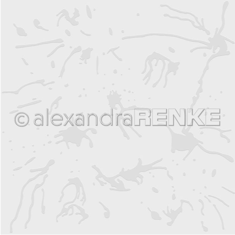 Alexandra Renke Blobs 6x6 Embossing Folder