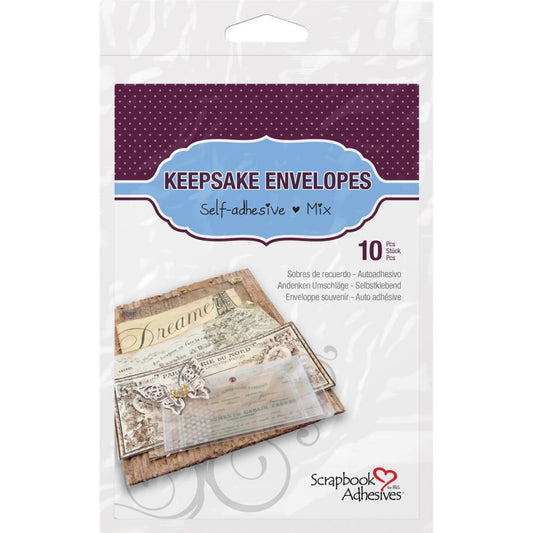 Scrapbook Adhesives Keepsake Envelopes (10PK)