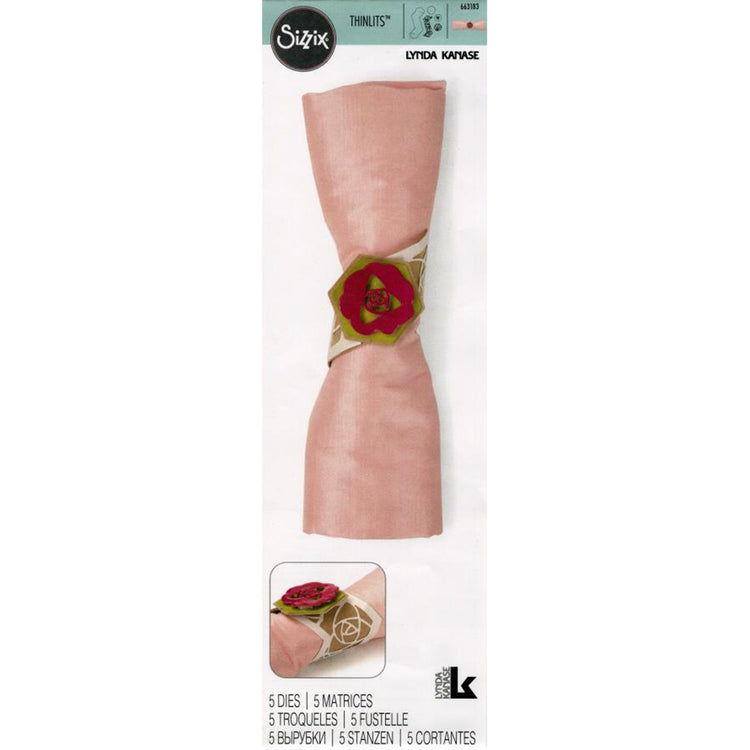 Sizzix Lynda Kanase Napkin Ring Thinlits Dies