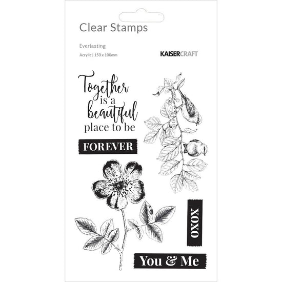 Kaisercraft Everlasting 4x6 Clear Stamps