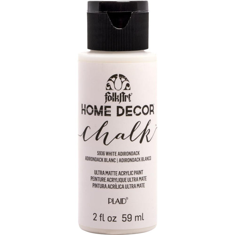 FolkArt Chalk Paint (2oz) - White Adirondack