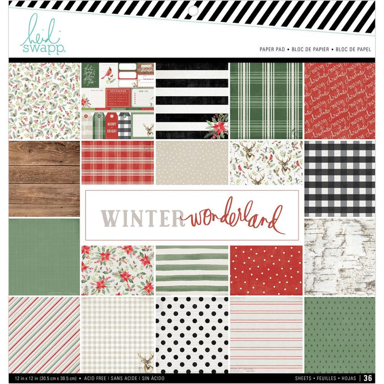 Heidi Swapp Winter Wonderland 12x12 Paper Pad