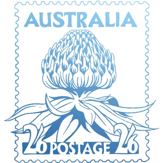 Couture Creations Sunburnt Country Warratah Postage Mini Stamp