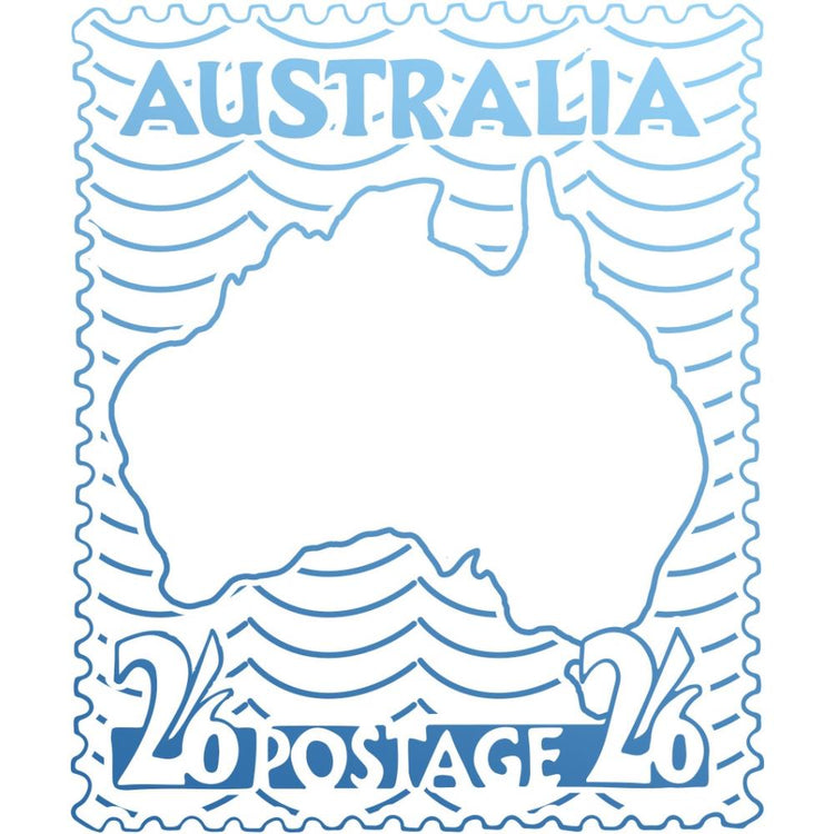 Couture Creations Sunburnt Country Australia Postage Mini Stamp