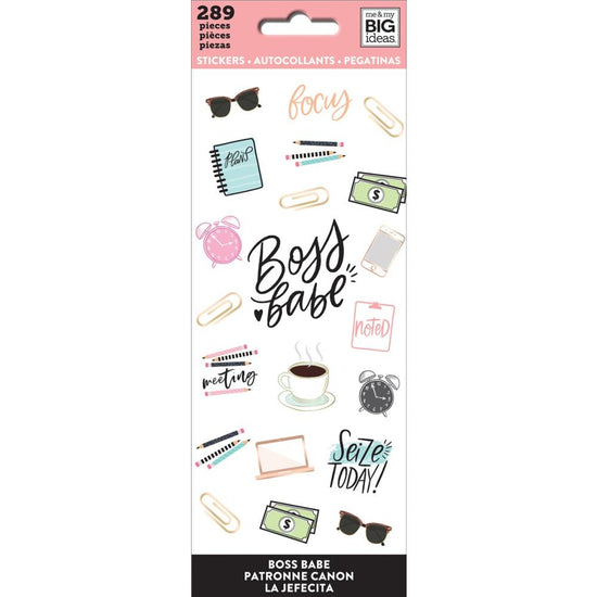 Me & My Big Ideas The Happy Planner Petite Sticker Sheets: Boss Babe