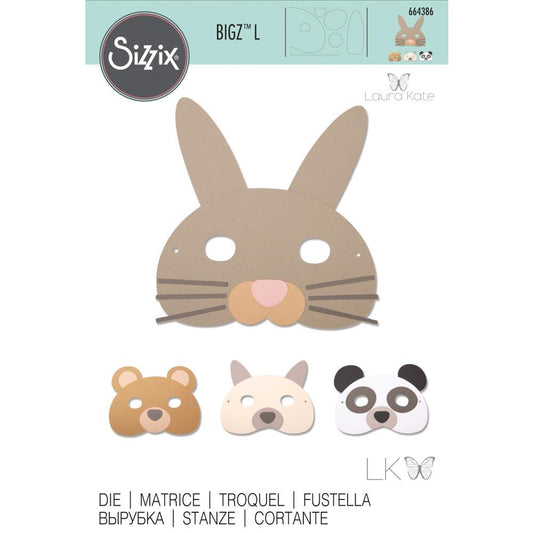 Sizzix Laura Kate Animal Mask Bigz Large Dies