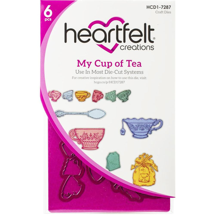 Heartfelt Creations Tea Time Cut & Emboss Dies: My Cup of Tea