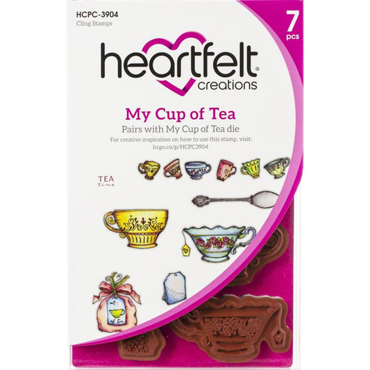 Heartfelt Creations Tea Time Cling Rubber Stamps: My Cup of Tea