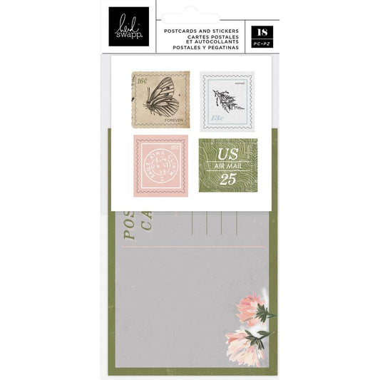 Heidi Swapp Storyline Chapters Postcards & Stamps