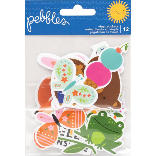 Pebbles Sun & Fun Vinyl Waterproof Stickers