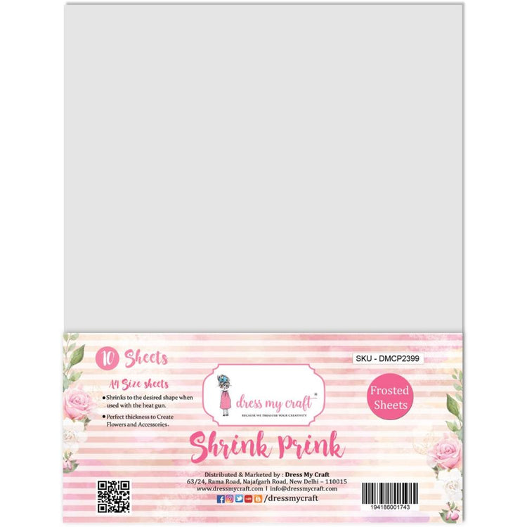 Shrink Prink A4 Frosted (10PK)