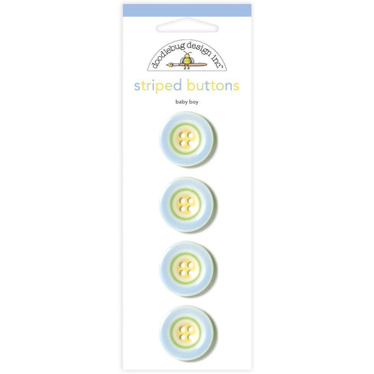 Doodlebug Design Inc. Special Delivery Baby Boy Buttons