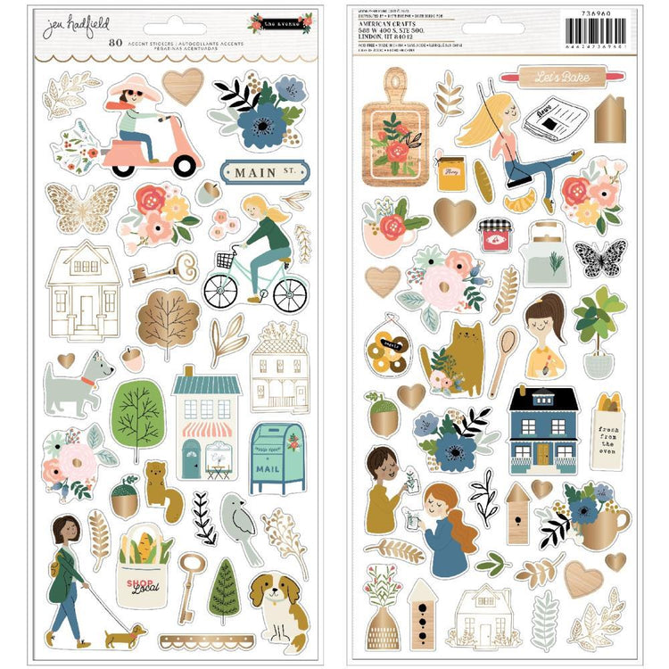 The Avenue Cardstock Stickers