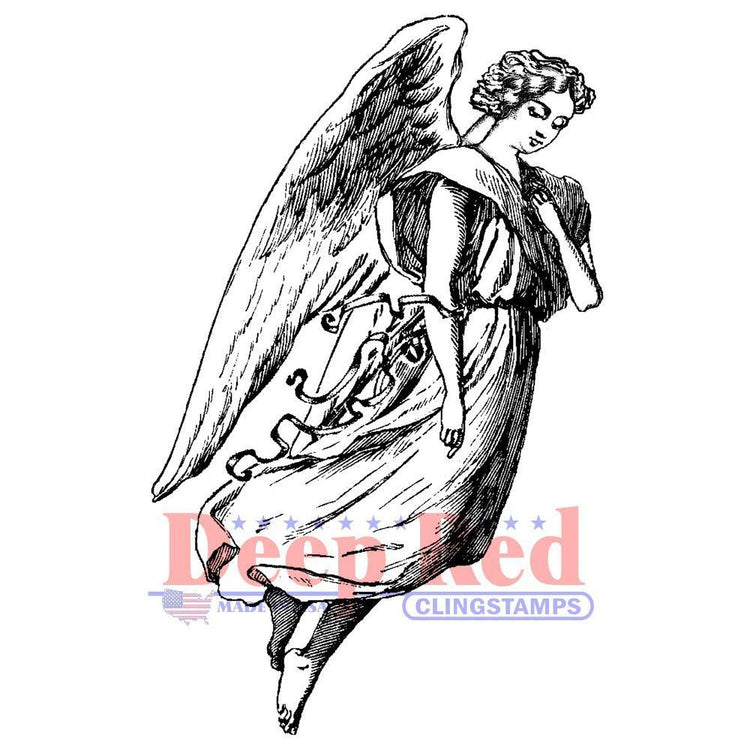Deep Red Stamps Archangel Cling Stamps