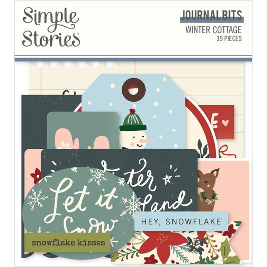 Simple Stories Winter Cottage Ephemera: Journal