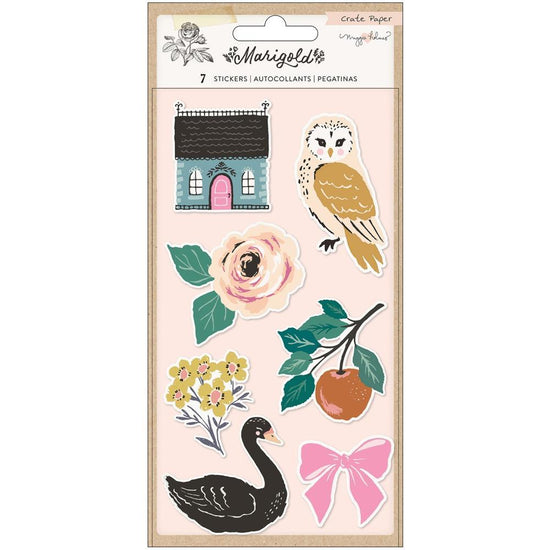 Maggie Holmes Marigold Embossed Puffy Stickers