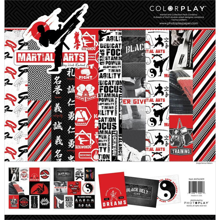 PhotoPlay Paper Martial Arts 12x12 Collection Pack