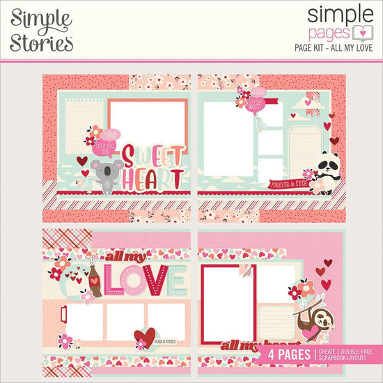 Simple Stories Simple Pages Page Kit: All My Love