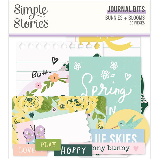 Bunnies & Blooms Ephemera: Journal Bits