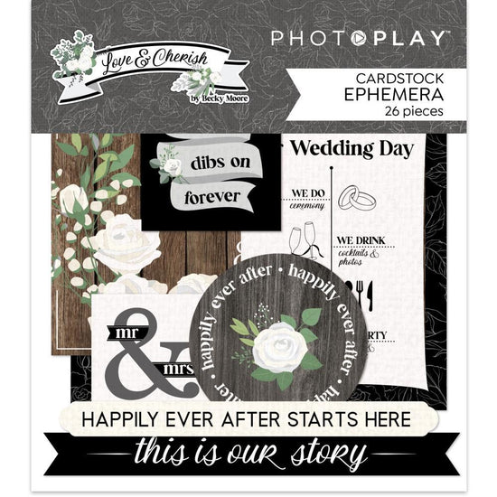 PhotoPlay Paper Love & Cherish Ephemera