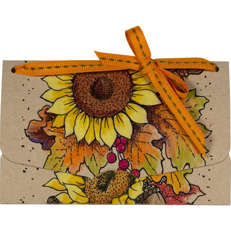 Slim Fall Sunflowers Cling Stamp