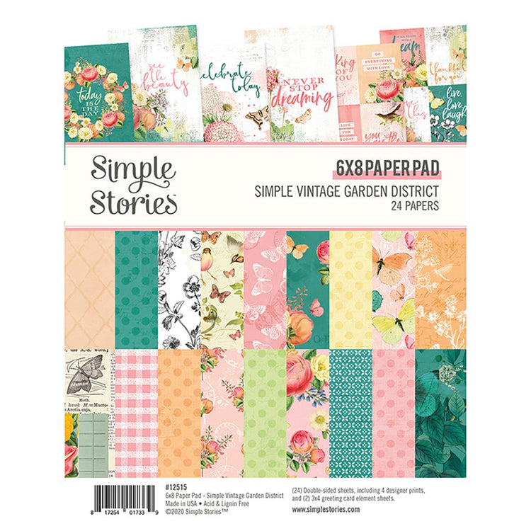 Simple Stories Simple Vintage Garden District 6x8 Paper Pad