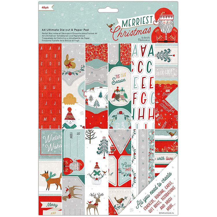 Papermania Merriest Christmas A4 Ultimate Die-cut & Paper Pad