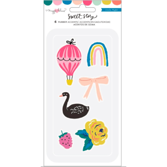 Maggie Holmes Sweet Story Rubber Stickers