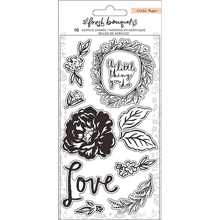 Fresh Bouquet Clear Stamps