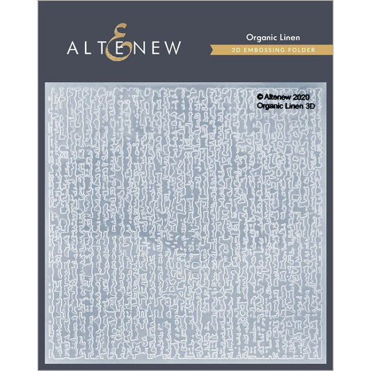 Altenew Rustic Linen 3D Embossing Folder