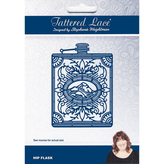 Tattered Lace Hip Flask Dies