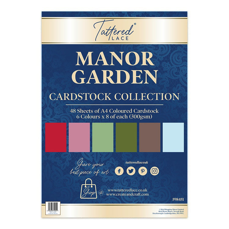 Tattered Lace Manor Garden Cardstock Collection
