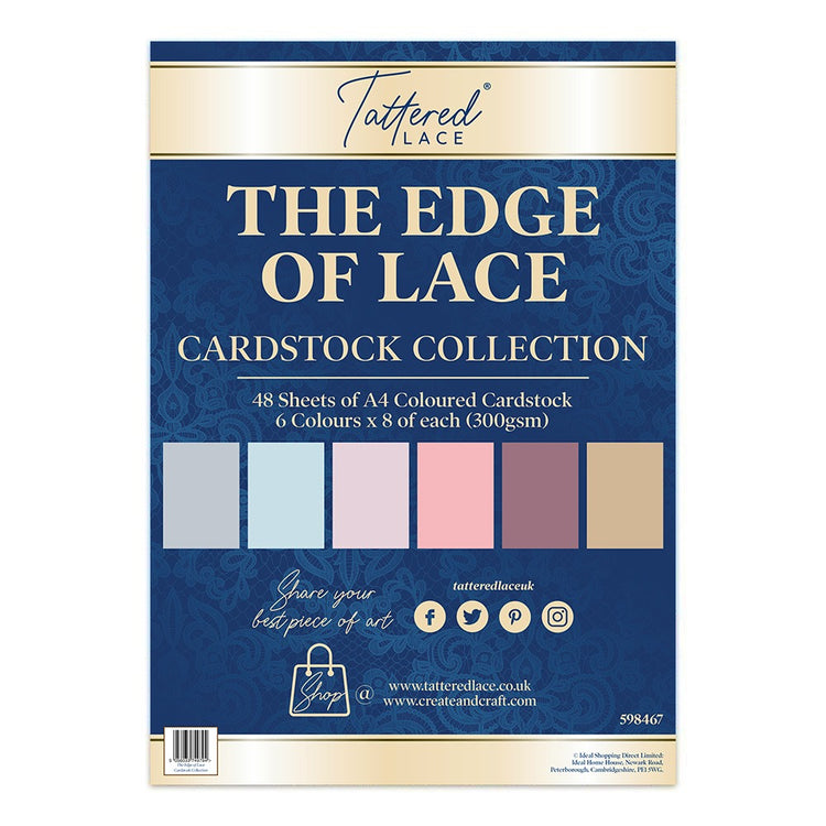 Tattered Lace Edge of Lace Cardstock Collection