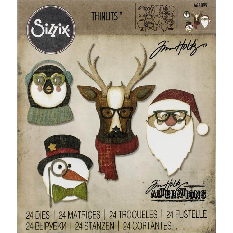 Sizzix Tim Holtz Cool Yule Thinlits Dies