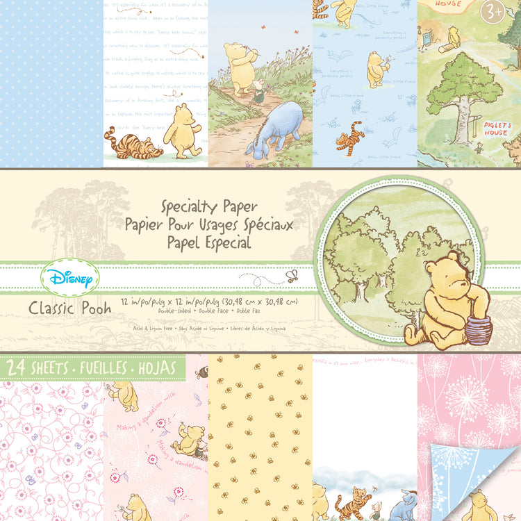 Classic Pooh 12x12 Specialty Paper Pack