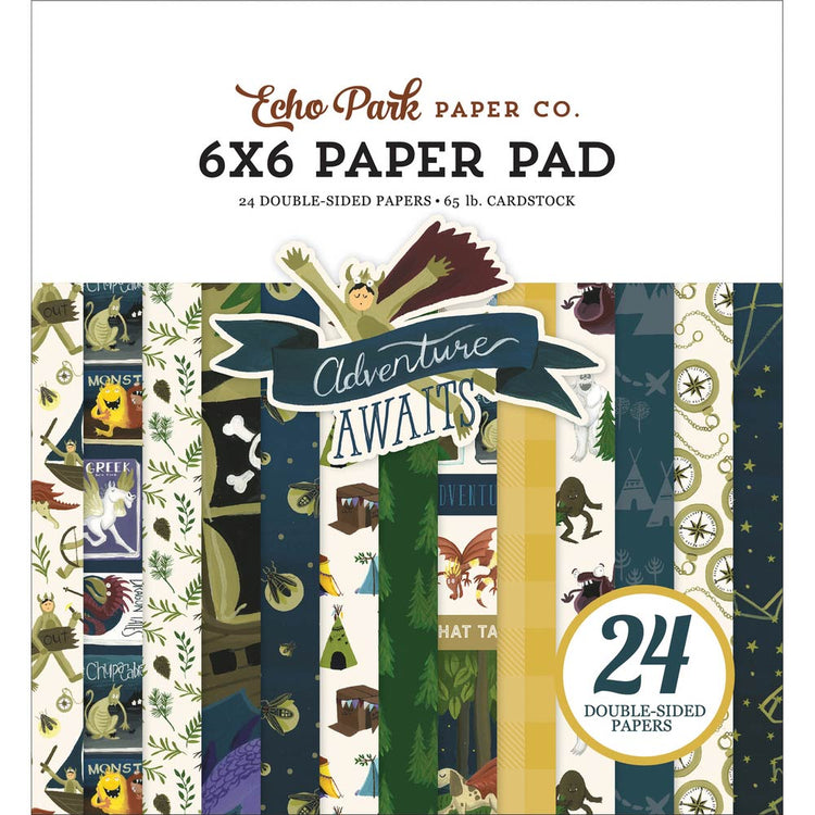 Echo Park Adventure Awaits 6x6 Paper Pad