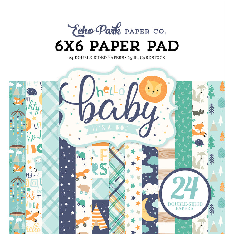 Hello Baby Boy 6x6 Paper Pad