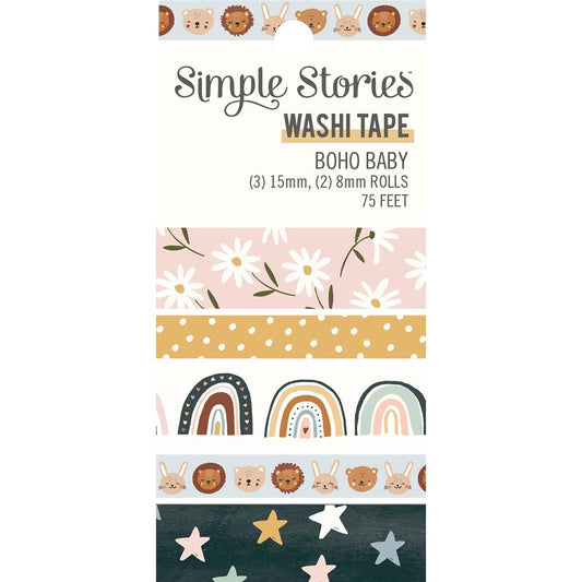 Simple Stories Boho Baby Washi Tape Set
